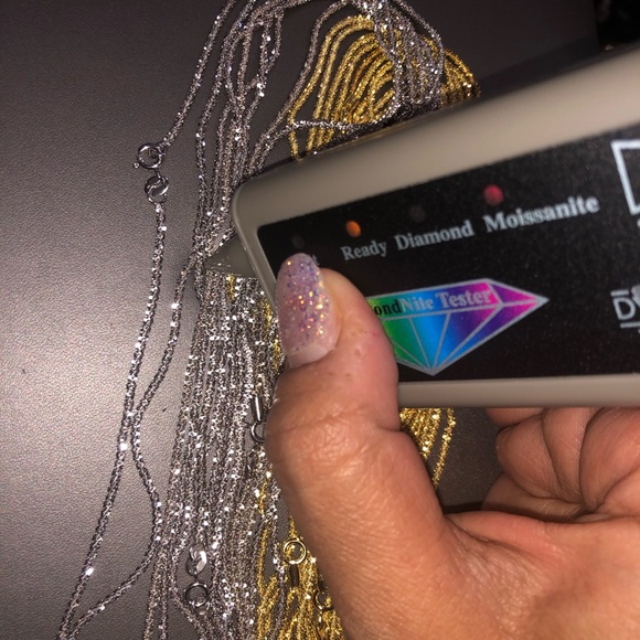 Sparkle Chain Made In Turkey Best gift Black Friday Deals, Gold vermeil chain - Picture 7 of 8